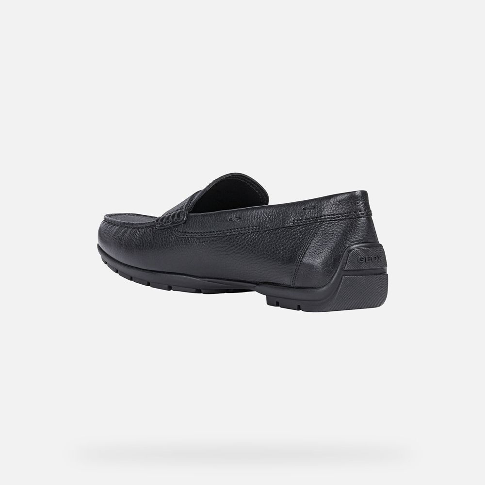 Mocassins Geox Homem Pretas - Moner 2Fit - CDJAS6482